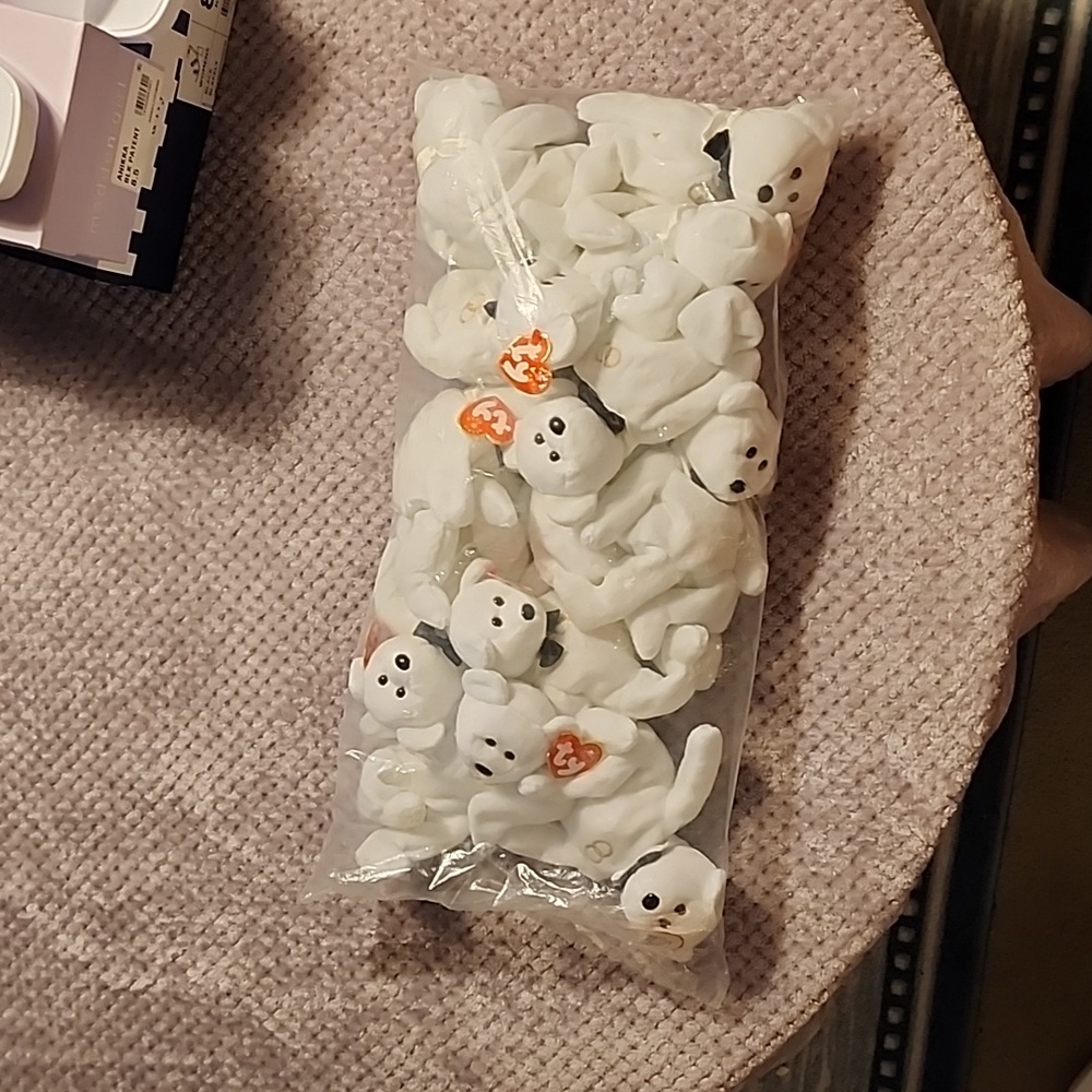Bag of Mr. Beannie babies